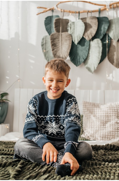 Kalėdinis vaikiškas megztinis R - 925